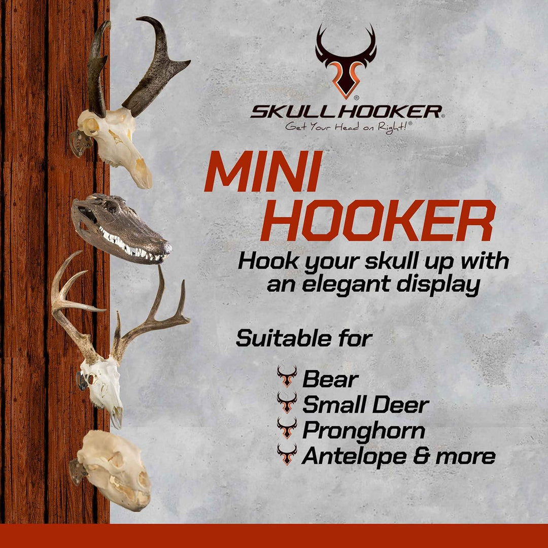 Skull Hooker Mini-Nutte (kleine Trophäen) - Schwarz