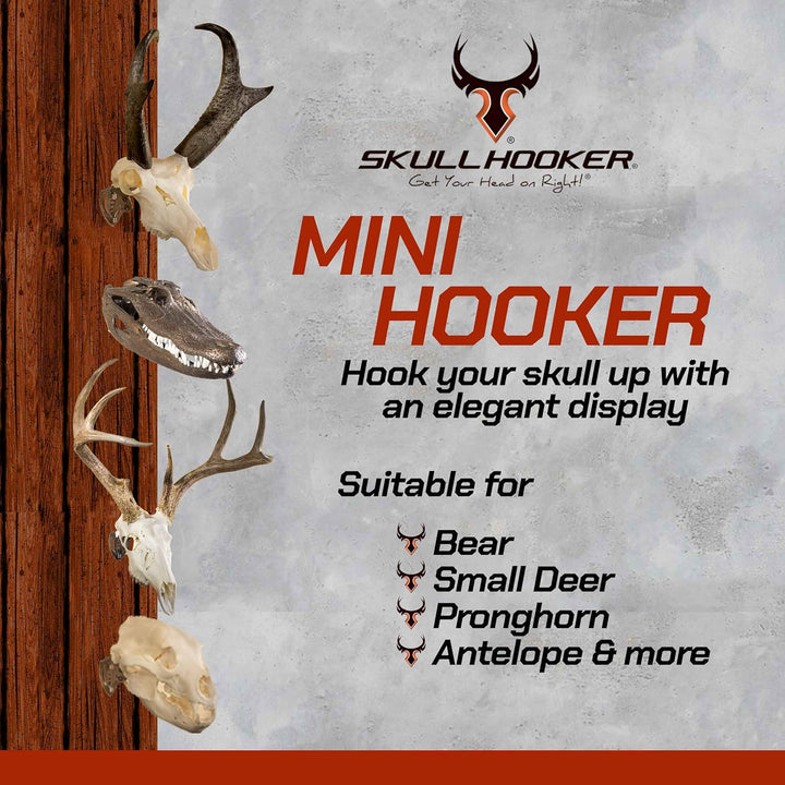 Skull Hooker Mini-Nutte (kleine Trophäen) - Schwarz