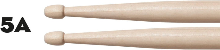 Drumsticks Pack 5A American Hickory, 12 Pair 12 Paar (24 Sticks), 12 Paar (24 Sticks)