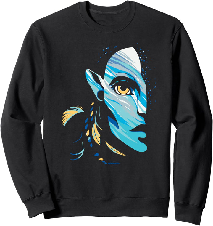 Avatar: The Way of Water Neytiri Na’vi Ocean Half Face Sweatshirt