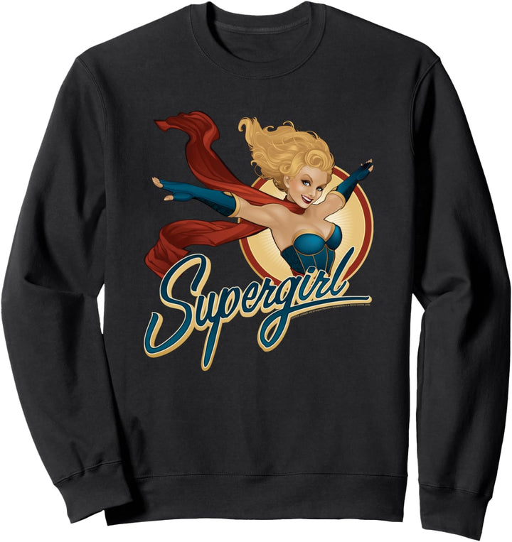 DC Comics Justice League Bombshell Supergirl Badge Sweatshirt