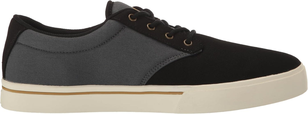 Etnies Herren Jameson 2 Eco Skate Shoe 42 EU Schwarz Dunkelgrau Gold, 42 EU Schwarz Dunkelgrau Gold