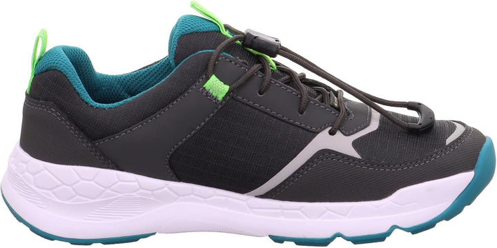 Superfit Jungen Free Ride Gore-tex Sneaker 32 EU Grau Grün 2000, 32 EU Grau Gr&#xFC;n 2000
