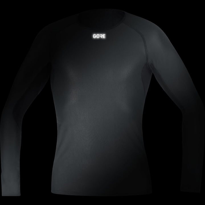 GORE WEAR Herren M Windstopper Base Layer Shirt Langarm (1er Pack) S Schwarz, S Schwarz