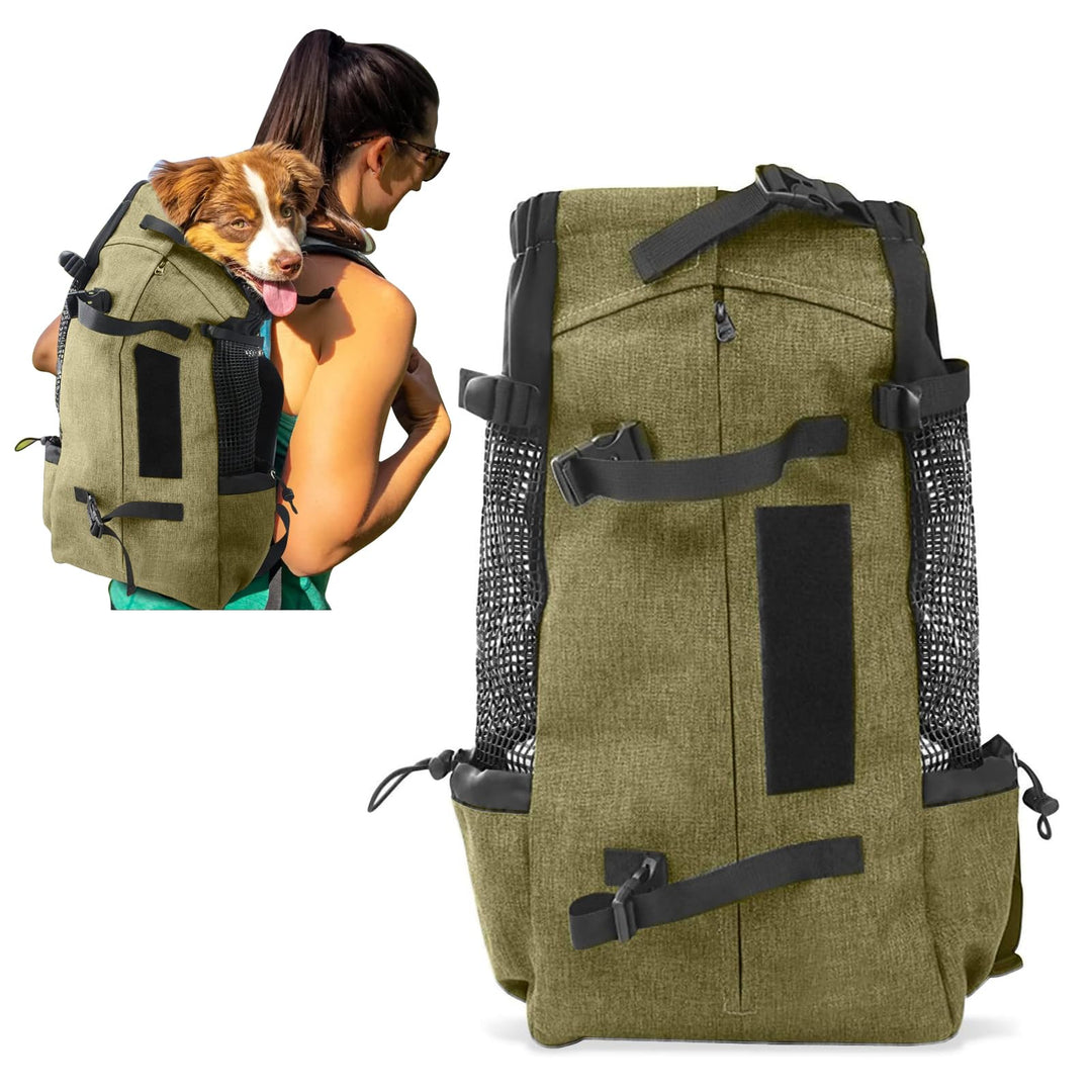 PETCUTE Hundetasche Hundetransporttasche Tragetasche für Hunde Katzen Wanderrucksack Seite Atmungsak