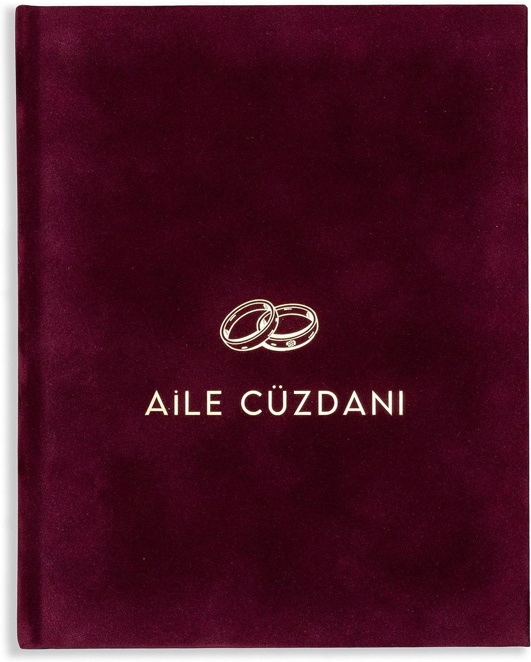 A5 Stammbuch Aile Cüzdani Skrift Bordeaux FÜR ALLE Formate (Klassik, A5, A4) Stammbuch der Familie i