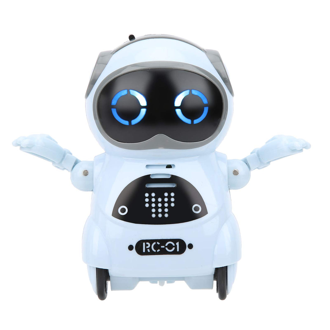 Bewinner Mini-Roboter-Spielzeug, Tasche, Sprechend, Tanzend, Singend, LED-Leuchten, Roboterspielzeug