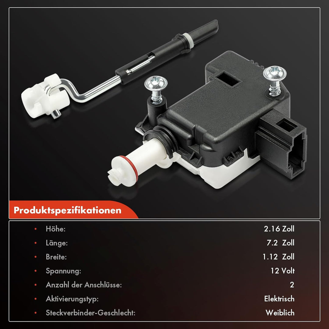 Frankberg Stellmotor Zentralverriegelung Fahrzeugtankklappe Kompatibel mit Golf IV Variant 1J5 1.4L-