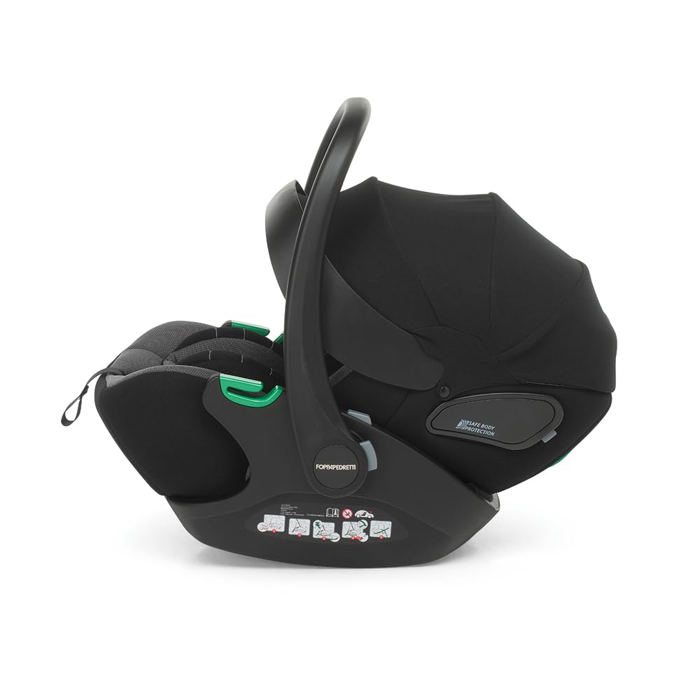 Foppapedretti Rek i-Size Babyschale, neigbar, Schwarz, schwarz