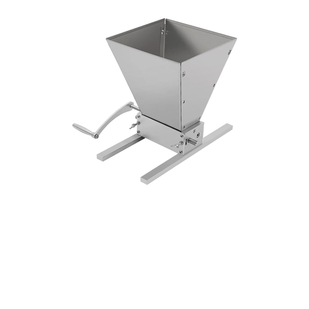 4L Manuelle Getreidemühle, Getreidequetsche, Malzmühle, Futtermühle, Edelstahl Verstellbare Grainmüh
