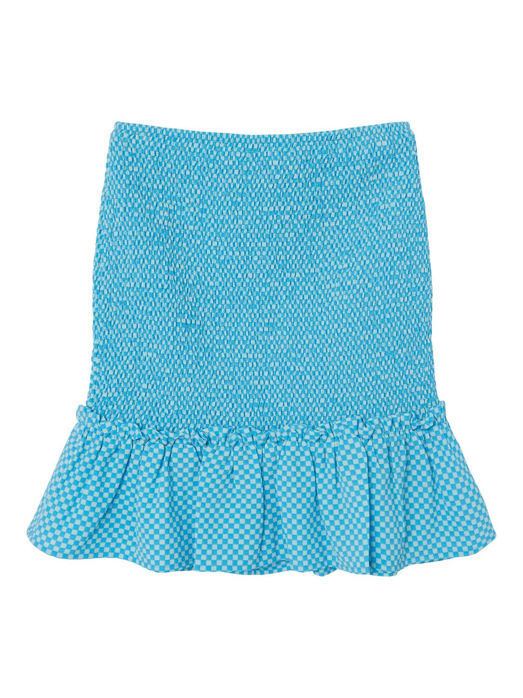 NAME IT Mädchen Nlfeckali Skirt Rock 146 Swim Cap/Checks:swim Cap / Iced Aqua, 146 Swim Cap/Checks:s