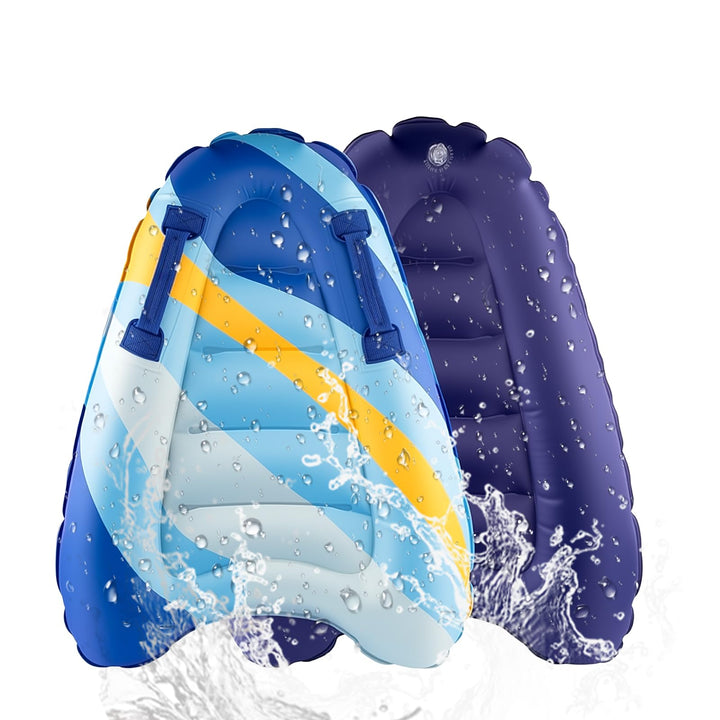 Aufblasbares Bodyboard Kinder, Shyllin Tragbares Aufblasbares Surfbrett mit Griffen, Lernen Hilfsmat
