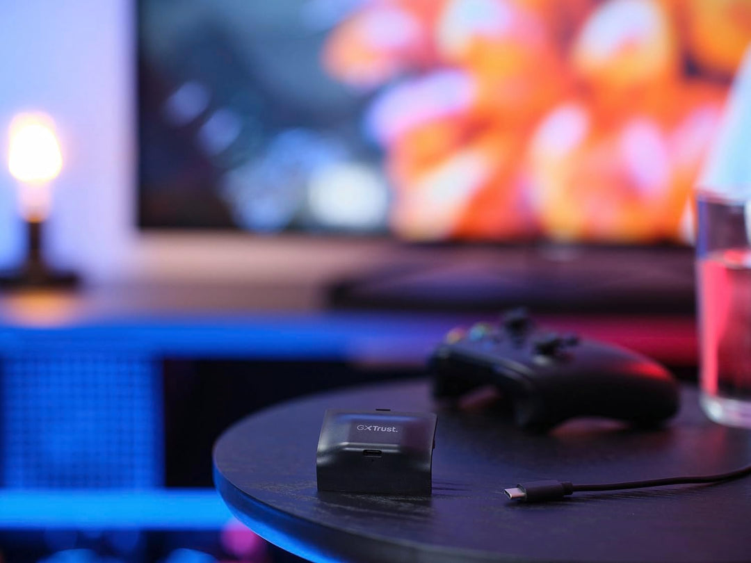 Trust Gaming GXT 246 Avado Xbox Controller Akku für Xbox Series X/S Konsole, Wiederaufladbarer Akku