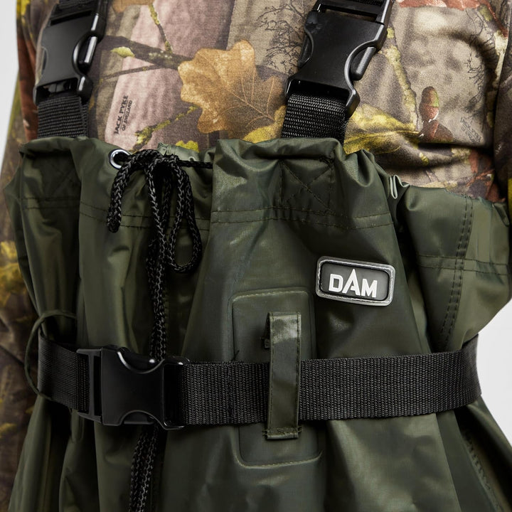 DAM HYDROFORCE Nylon Taslan Wathosen 42-43 Grün