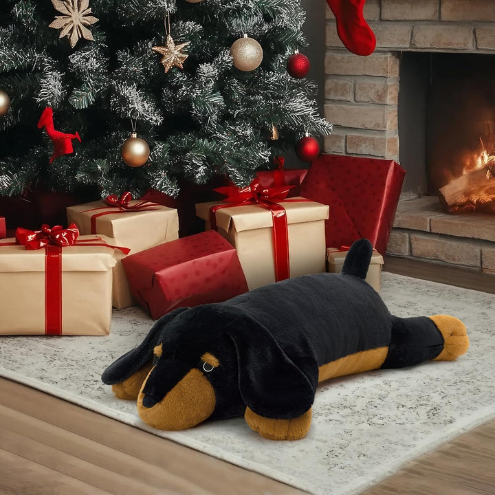 MorisMos 100cm lang dackel Hund Kuscheltier XXL, gross Plüschhund stofftier plüschtier, Kinder Gesch