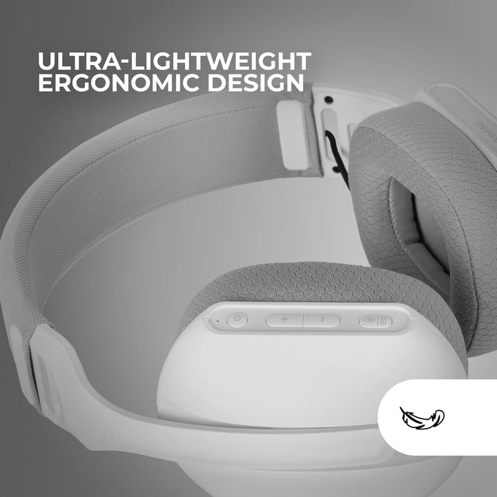 Mars Gaming MHW-PRO, Kabelloses Gaming-Headset ARGB Flow, 3D Surround Sound 7.1, Bluetooth 5.3 + 2.4