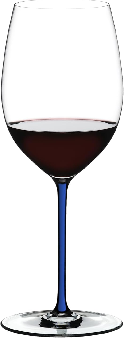 Riedel Fatto A Mano Cabernet Weinglas, Blau Cabernet Blau, Cabernet Blau