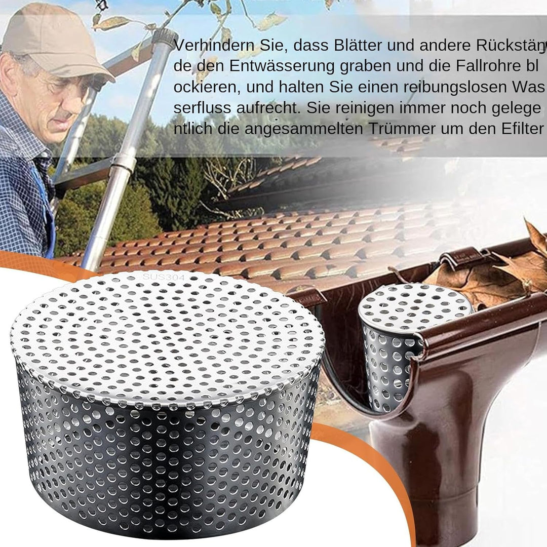 Fallrohrschutz Dachrinnenschutz Laubschutz, Abfluss-fallrohrschutz, Laubfanggitter & Fallrohrgitter