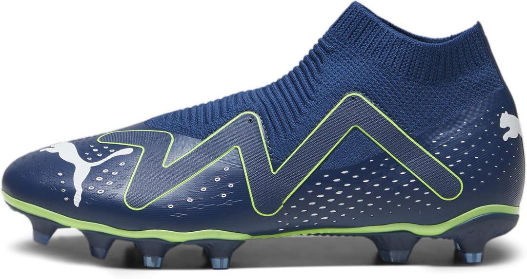 PUMA Herren Future Match+ Ll Fg/Ag Fussballschuh, 43 EU Persisches Blau Puma Wei&#xDF; Pro Gr&#xFC;n