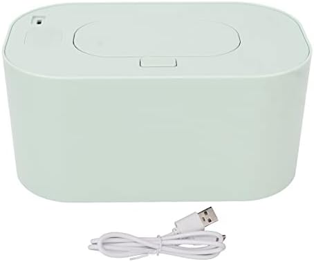 Asixxsix Baby Wischtuchwärmer, ABS USB Tragbarer Baby Feuchttuchspender Gleichmässige Gesamtheizung