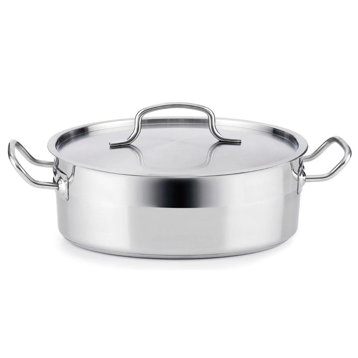 Quid Modell Cook INOX Basika ARC Tortenplatte 24 x 6 cm AZZERO, Metall, Stahl, 24 x 6 cm