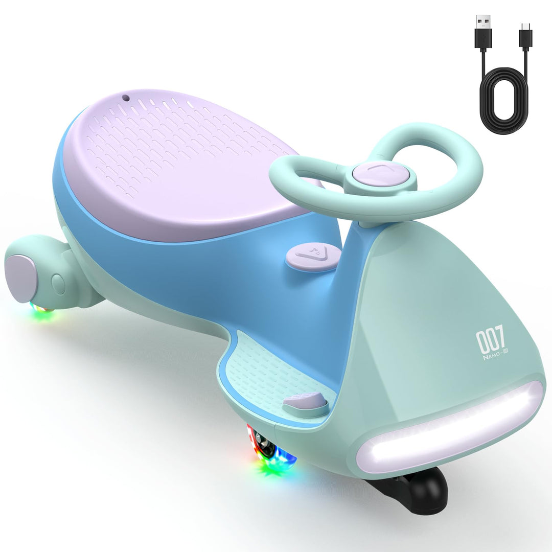 FanttikRide N7 Pro Kinder Elektroauto, Rutschauto mit Pedal, Typ C aufladbar Batterie Kinder Auto, 2