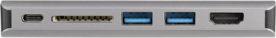 StarTech.com DKT30CHVAUSP USB-C-Multiport-Adapter (HDMI oder VGA, 100 W PD, angeschlossenes 30-cm-Ho