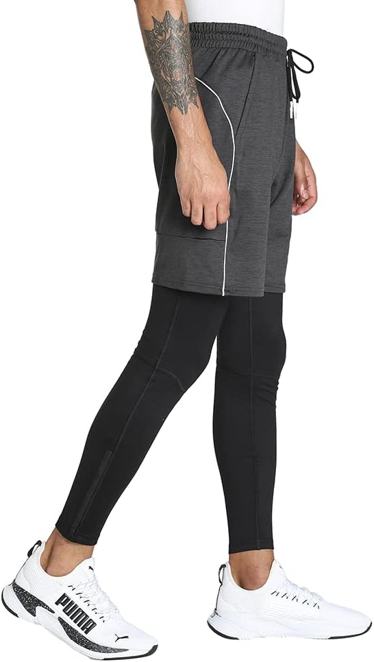 PUMA Train Cloudspun 8" Trainingsshorts Herren M Puma Black Heather, M Puma Black Heather