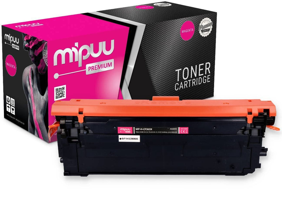 Mipuu Toner kompatibel für HP CF363X 508X Magenta für HP Laserjet Enterprise Flow M 577 C M 550 M 55