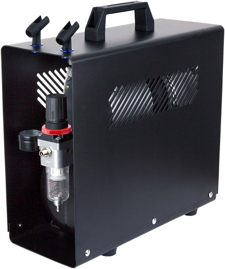 Fengda AS-196A Luxe Airbrush Mini Kompressor mit Lufttank/Druckbehälter/ 6 bar / Auto