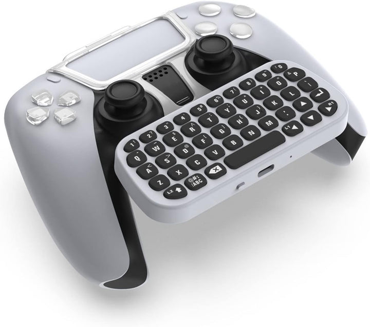 ciciglow Controller-Tastatur für PS5, Kabelloses Bluetooth--Tastatur-Controller-Zubehör, Chat-Contro