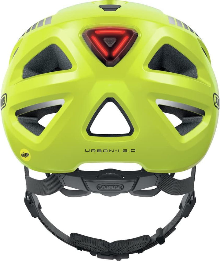 ABUS Stadthelm Urban-I 3.0 MIPS - Fahrradhelm mit Aufprallschutz, Rücklicht, Schirm und Magnetversch