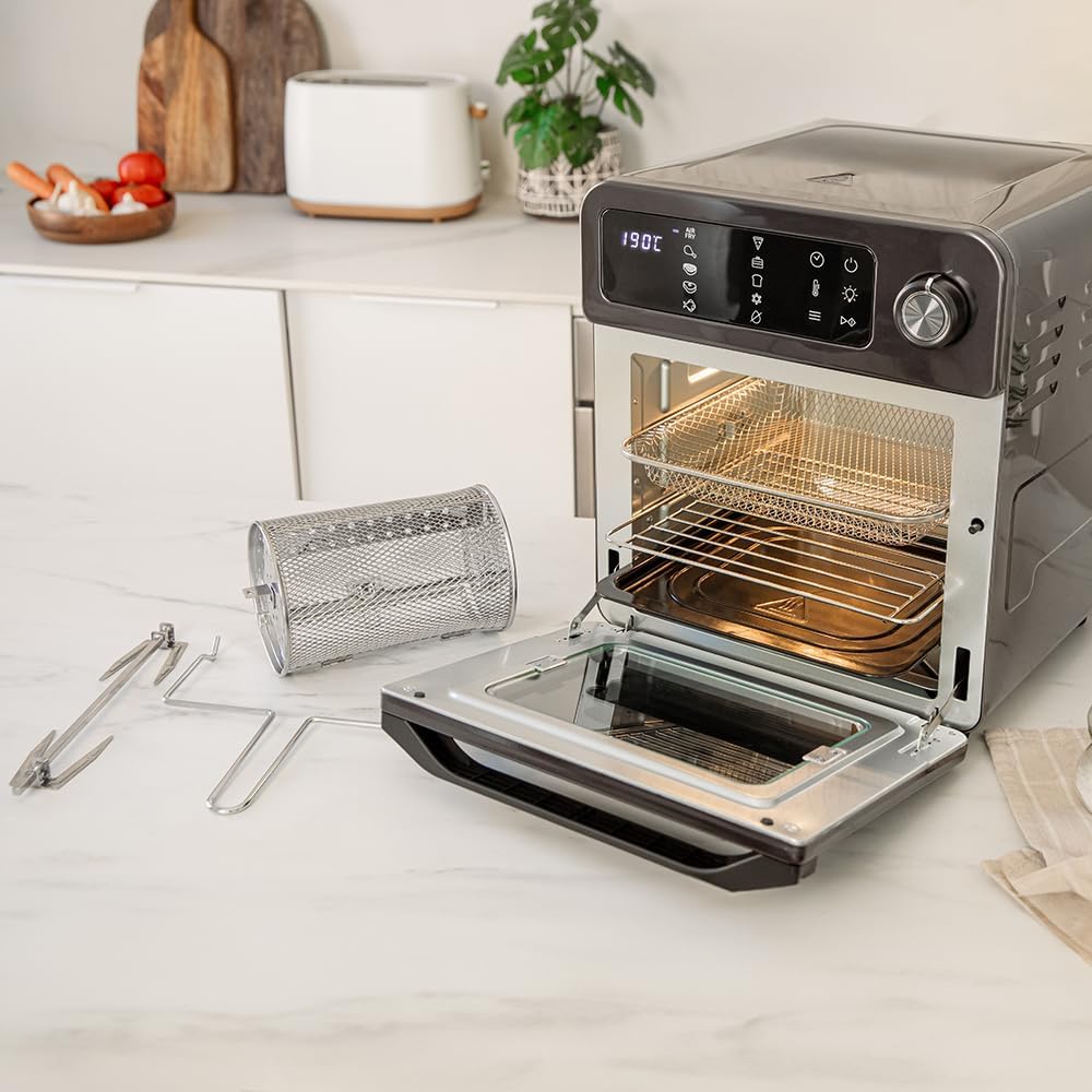 Cecotec Backofen-Fritteuse Bake&Fry 1500 Touch. 15 Liter, 1700 W, Gesündere Ergebnisse, Touchscreen,