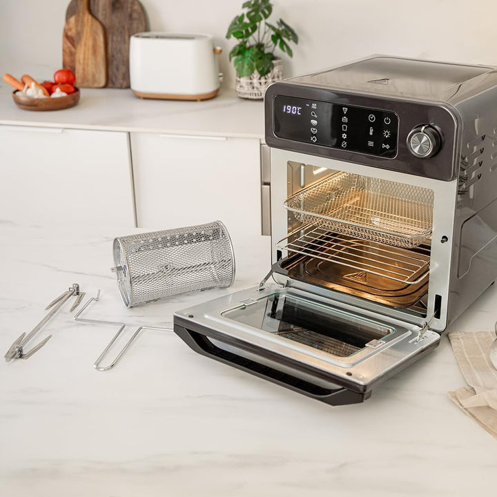 Cecotec Backofen-Fritteuse Bake&Fry 1500 Touch. 15 Liter, 1700 W, Gesündere Ergebnisse, Touchscreen,