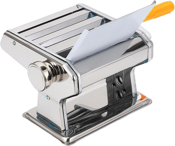 Ejoyous Nudelmaschine Manuelle Nudelmaschine Edelstahl-Nudelmaschine Mit Einstellknopf Für Mehrere D