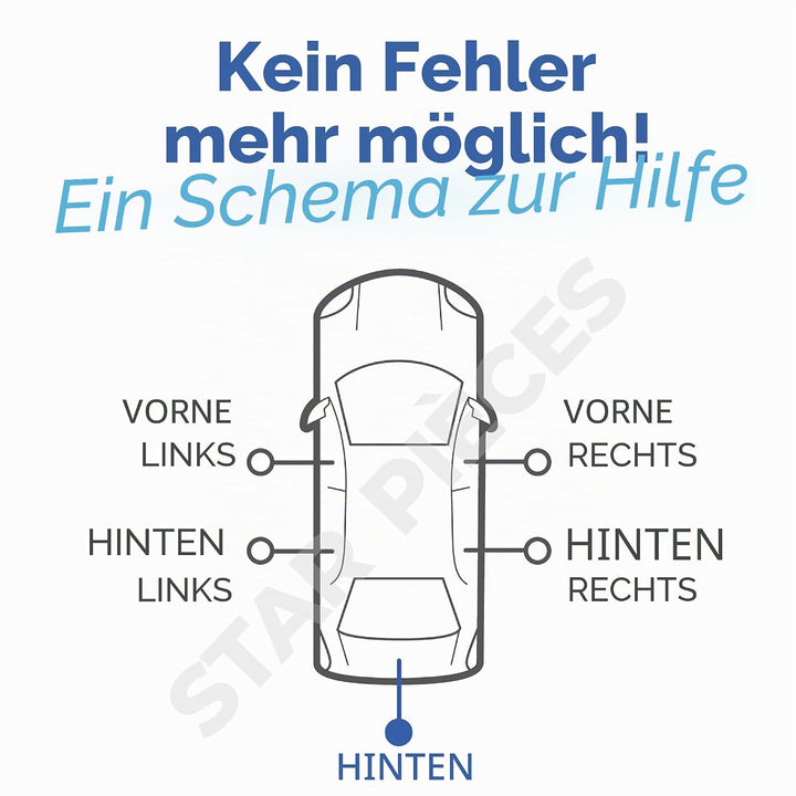 2 Heckklappendämpfer passend für BMW E90 und E92 (Serie 3) (2005-2013) Kofferraum Dämpfer | 51247250