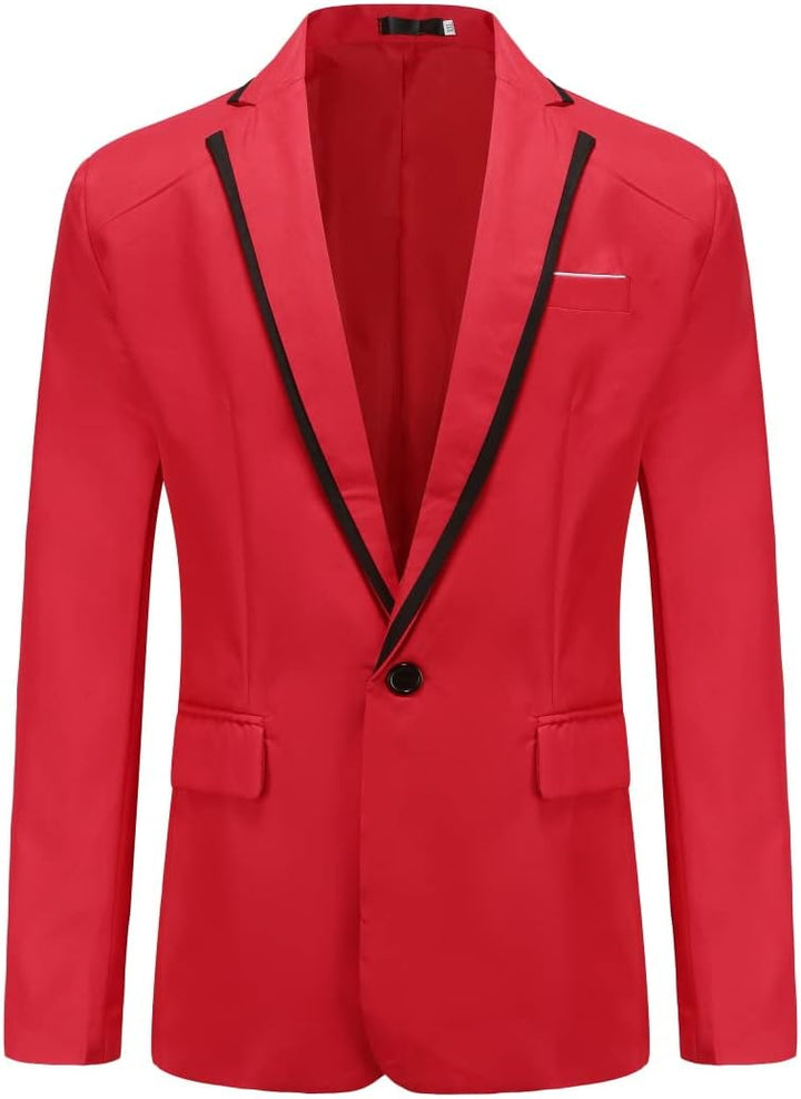 YOUTHUP Anzug Herren Sakko Sportlich Slim Fit Anzugjacke Freizeit Jackett Business Blazer für Hochze