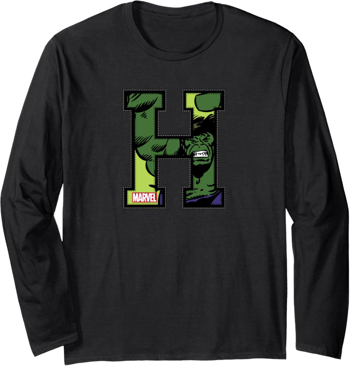 Marvel Hulk Applique Langarmshirt