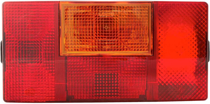 HELLA Rückleuchte - Glühlampe - 24V / 12V - Anbau - ECE - Lichtscheibenfarbe: rot/gelb - Stecker: Fl
