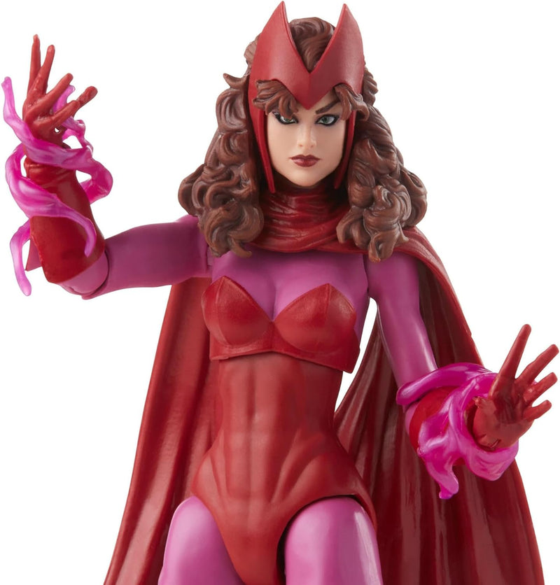 Hasbro Marvel Legends Series Scarlet Witch, Retroverpackung, 15 cm grosse Action-Figur, 4 Accessoire