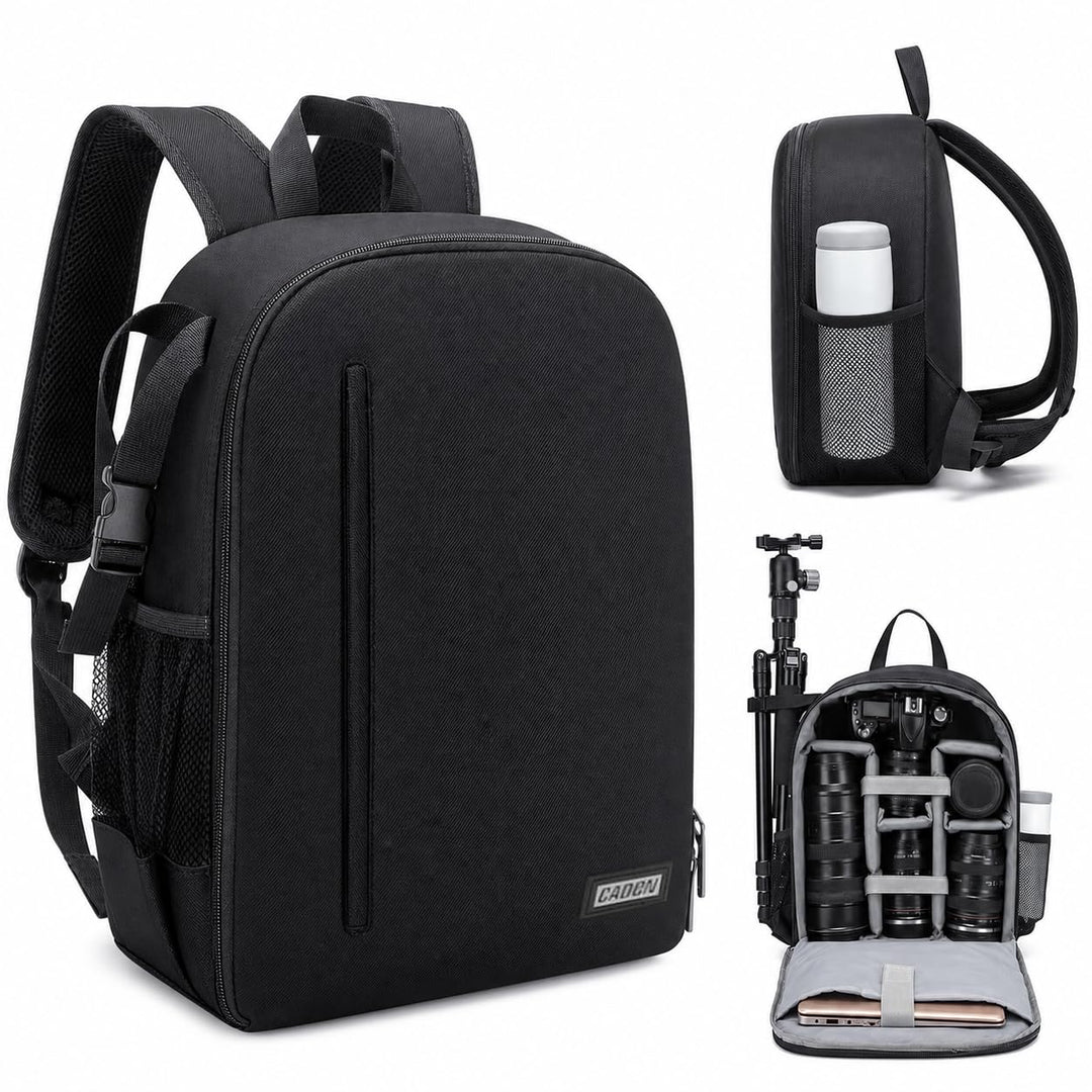 CADeN Kamerarucksack Camera Backpack Wasserabweisend Kameratasche Fototasche Kompatibel mit Sony Can