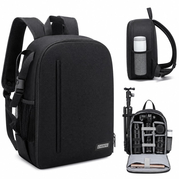 CADeN Kamerarucksack Camera Backpack Wasserabweisend Kameratasche Fototasche Kompatibel mit Sony Can