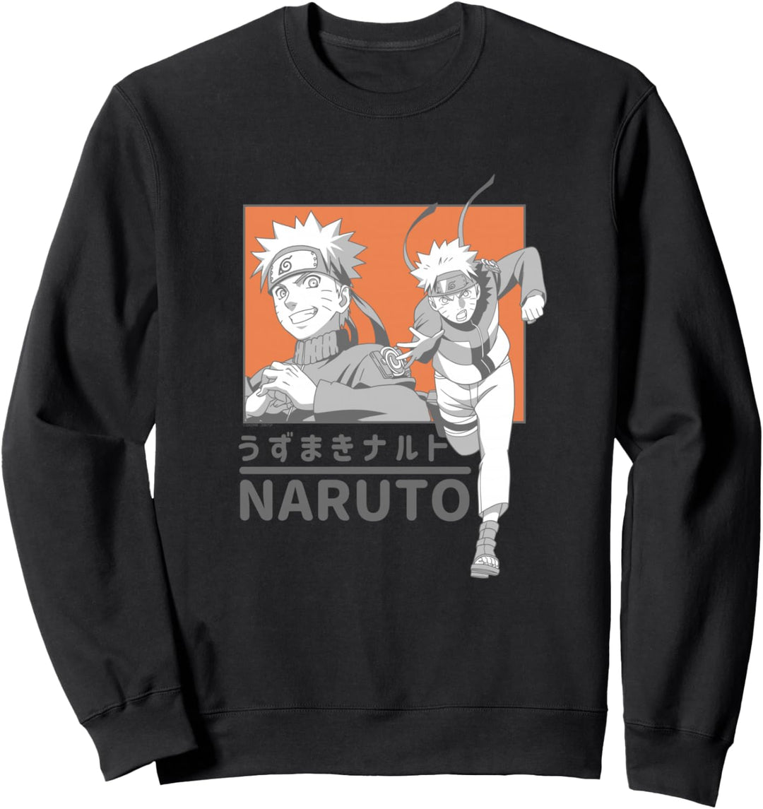 Naruto Shippuden Orange Box Design Sweatshirt