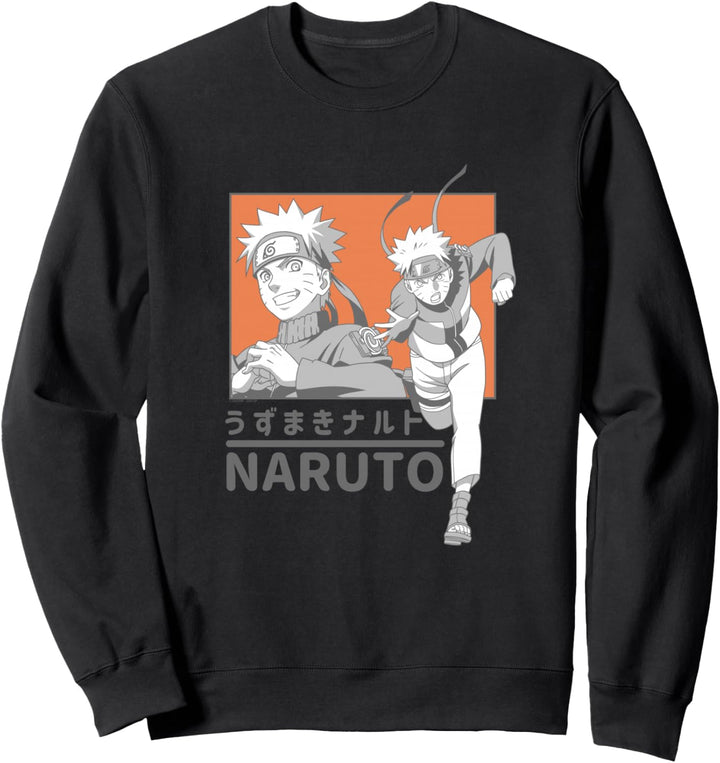 Naruto Shippuden Orange Box Design Sweatshirt