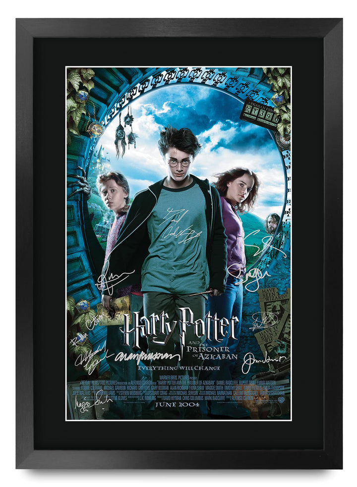 HWC Trading Gefangene von Askaban Harry Potter Die Cast Daniel Radcliffe Emma Watson Rupert Grint Ge