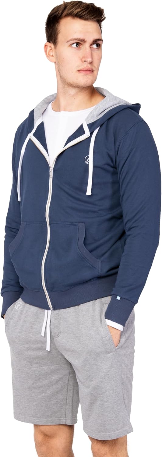 Banqert Herren Hoody | Faire Löhne | Purified Cotton Blend | div. Farben 3XL Blau, 3XL Blau