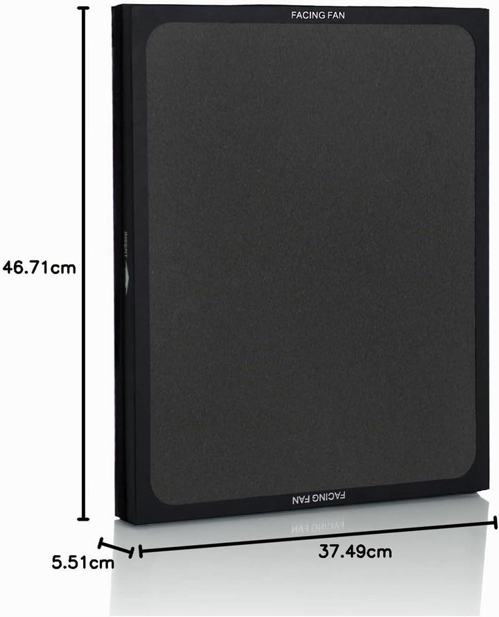Blueair Classic Ersatzfilter, Serie 200/300 Original SmokeStop-Filter, Entfernung von Pollen, Staub,