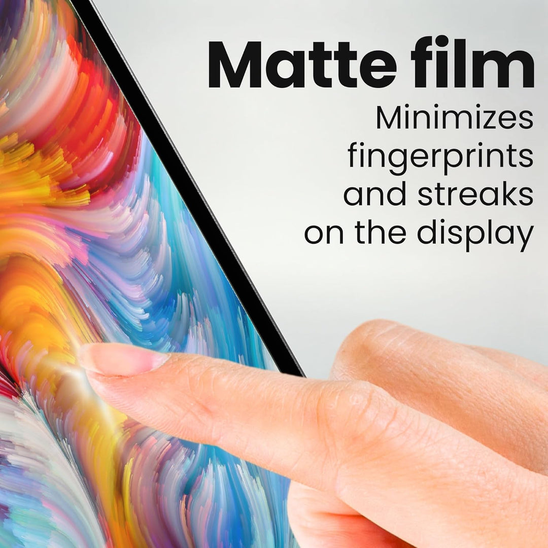 atFoliX Panzerfolie kompatibel mit Huion Kamvas Pro 22 Schutzfolie, entspiegelnde und stossdämpfende