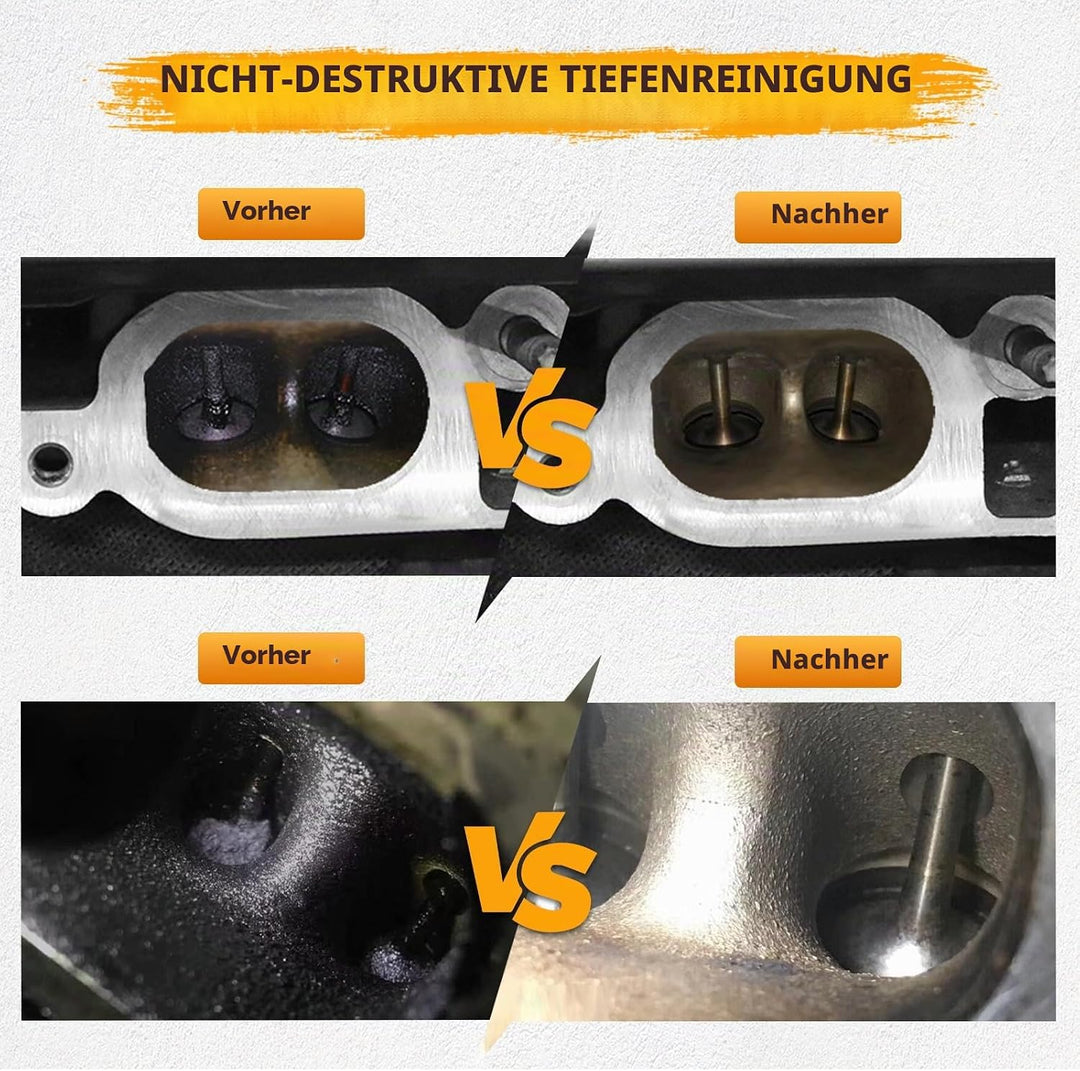 Walnuss Strahlgerät,Walnusssand-De-Carbon-Reiniger Ansaugventilreiniger zur Motordekarbonisierung mi