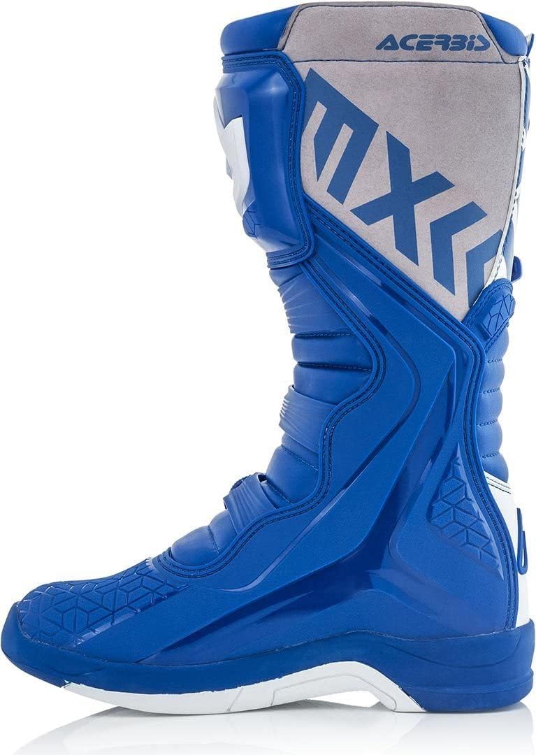 Acerbis Mens Stivale X-Team Blu/Bianco T.46 Motorcycle Boot 39 EU Blu Bianco, 39 EU Blu Bianco